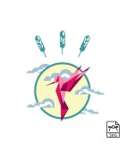 Illustration vectorielle Colibri